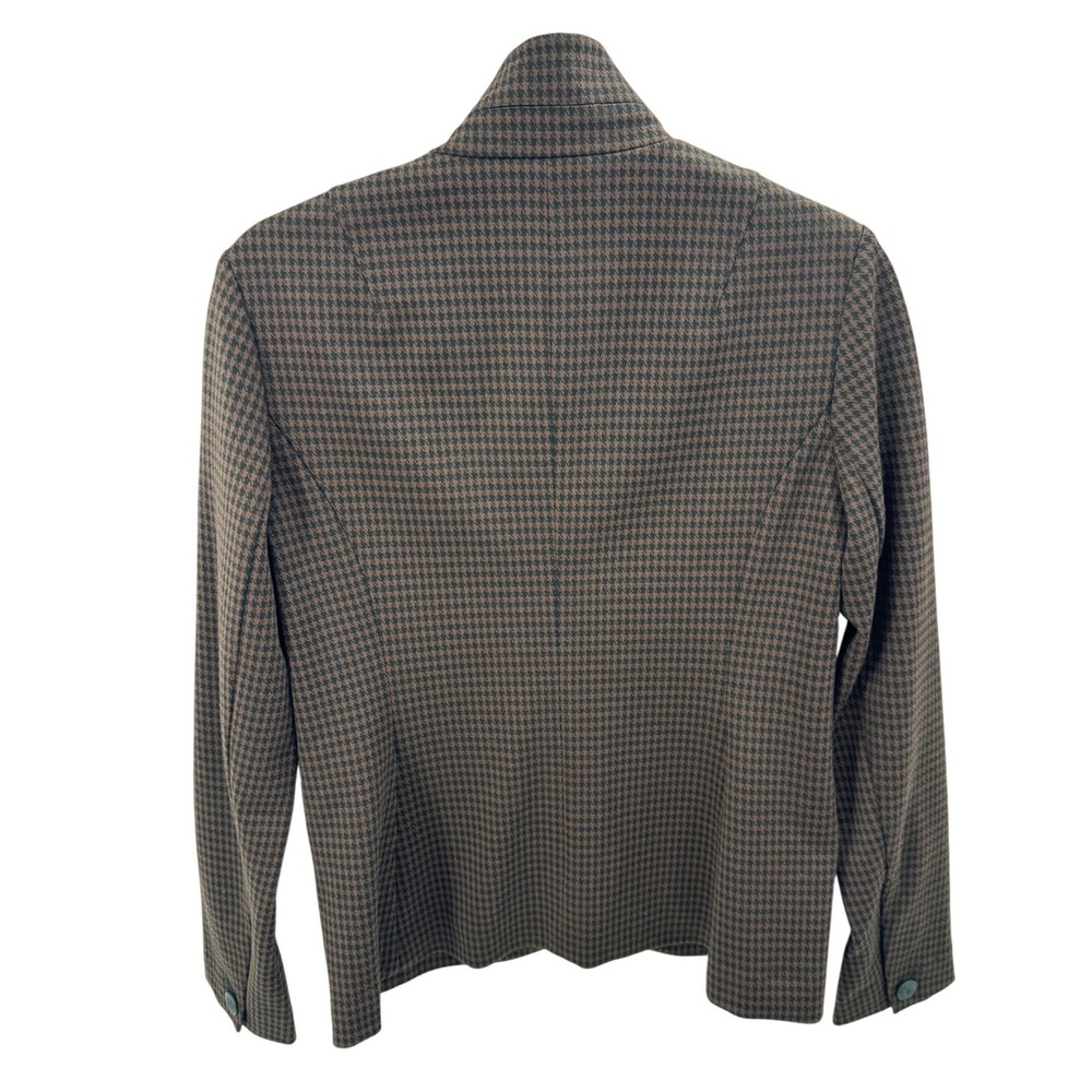 Rag & Bone Blazer Sadie Patterned Brown Multi Size 6 Houndstooth Career Jacket - Picture 3 of 8